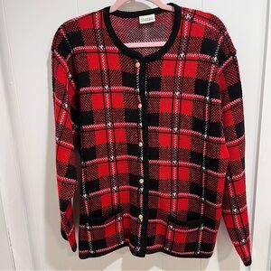 Plaid Cardigan